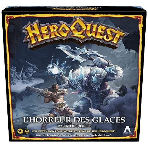 Avalon Hill HeroQuest, Estensione Horror del ghiaccio, gioco in stile dungeon, 2-5 Giocatori, da 14 anni, sistema di gioco HeroQuest richiesto