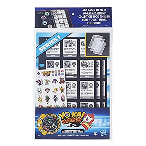 Hasbro- Yo-Kai Montre Yokai-Pages à collectionner Watch Orologio Pagine Pokemon, Multicolore, B6046