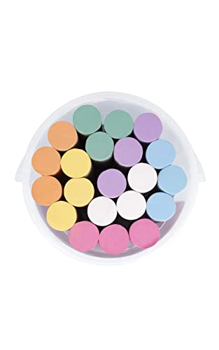 Jovi - Maxi Street CHALKS Gessetti, Scatola da 20 Pezzi, Colori Assortiti, Non producono Polvere, Facili da Cancellare e Molto Resistenti, Senza glutine (1130) - immagine 4