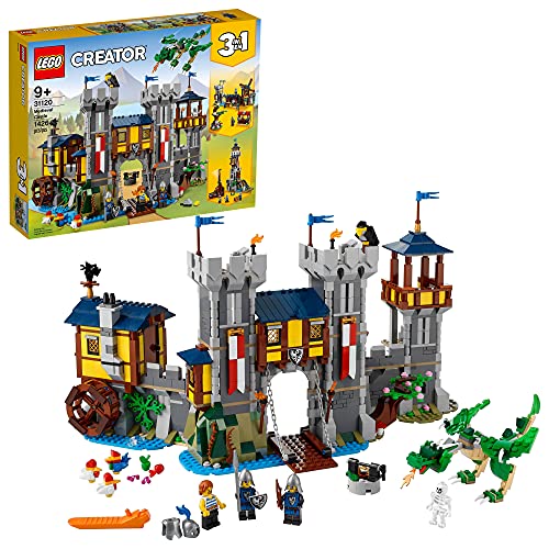 LEGO Creator 31120 – Set di giocattoli da costruzione 3 in 1, per