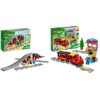 LEGO DUPLO Town Treno a Vapore per Bambini, Luci e Suoni, Giocattolo Push & Go per Bambini dai 2 ai 5 Anni, 10873