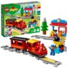 LEGO DUPLO Town Treno a Vapore per Bambini, Luci e Suoni, Giocattolo Push & Go per Bambini dai 2 ai 5 Anni, 10873 - immagine 6