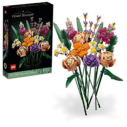 LEGO – Flower Bouquet – 10280-2021 – Kit di costruzione – Un bouquet di  fiori unico e un progetto creativo per adulti – 756 pezzi – Giochi e  Prodotti per l'Età Evolutiva