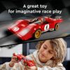 LEGO Speed Champions 1970 Ferrari 512 M 76906 Toy Building Kit; Collectible Recreation of an Iconic Race car for Kids Aged 8+; Includes a Driver Minifigure with a Cool Racing Suit (291 Pieces) - immagine 4