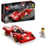 LEGO Speed Champions 1970 Ferrari 512 M 76906 Toy Building Kit; Collectible Recreation of an Iconic Race car for Kids Aged 8+; Includes a Driver Minifigure with a Cool Racing Suit (291 Pieces)