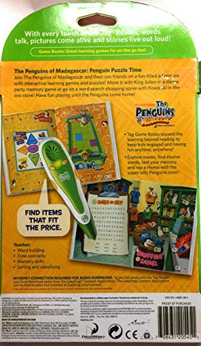 LeapFrog Tag Book: i Pinguini di Madagascar Penguin Puzzle Time (Works with Leapreader) - immagine 3