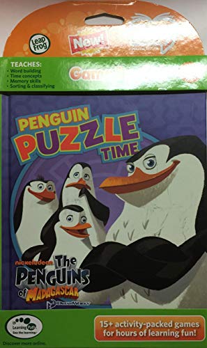 LeapFrog Tag Book: i Pinguini di Madagascar Penguin Puzzle Time (Works with Leapreader)