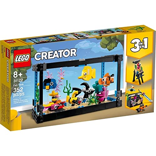 Lego Creator Fish Tank 31122 – 8 anni in su – Exclusive 3-in-1 Building Set  – Giochi e Prodotti per l'Età Evolutiva