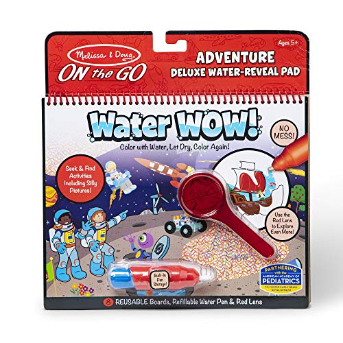 Melissa & Doug On The Go Water Wow! – Tappetino per attività  riutilizzabile, motivo: avventura – Giochi e Prodotti per l'Età Evolutiva