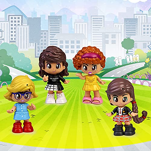 Pinypon - Il Mondo Clodett, Pack 4 Figure, Personaggi dei Video: Janette, Catalina, Hortensia e Clodett, Storie di Giocattoli per Creare Video Canale Youtube, 700016941 - immagine 4