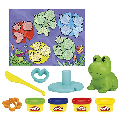 Play-Doh Starters, La Mia Prima Rana a Colori, rana giocattolo per giochi  creativi per età prescolare e 4 colori di pasta modellabile, per bambini e  bambine dai 3 anni in su –