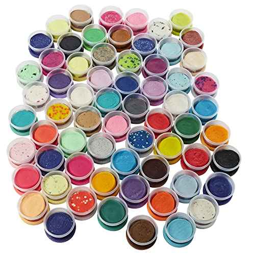 Play-Doh Ultimate Color Collection, Confezione da 65 composti modellabili Assortiti per Bambini dai 3 Anni in su, atossico, Divertenti barattoli da 28 Grammi - immagine 7