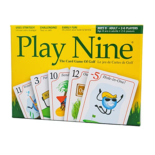 Play Nine – Il gioco di carte di golf – Tradizionale gioco per famiglie per  adulti, ragazzi e bambini – Giochi e Prodotti per l'Età Evolutiva