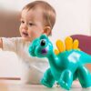 Prextex Dinosauri Flessibili dei Cartoni Animati Ruotabili - Set di 5 Pezzi - immagine 7