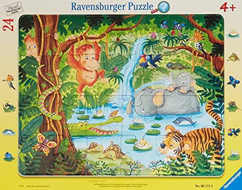 Ravensburger Abitanti della Giungla Puzzle, Incorniciati, 06171 – Giochi e  Prodotti per l'Età Evolutiva