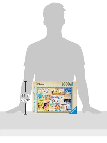 Ravensburger - Puzzle Disney Vintage Movie Post per Adulti e Ragazzi, 1000 Pezzi, Idea Regalo per Lei o Lui, 70x50 cm - immagine 13