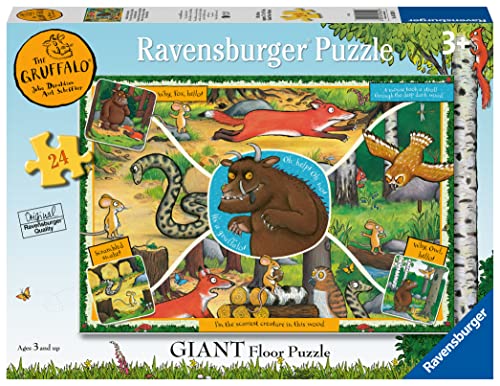 Ravensburger - Puzzle, Gruffalo, Puzzle 24 Pezzi Giant Pavimento, Puzzle per Bambini, Età Raccomandata 3+, 05620 0