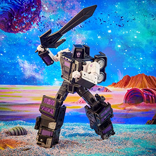 Transformers, Generations Legacy Series, Comandante Decepticon Motormaster, Action Figure combinabile da 33 cm, dagli 8 Anni in su, Multi, Taglia Unica - immagine 4
