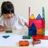 Valtech, mattoncini magnetici Magna-Tiles Clear Colors, confezione da 32 pezzi - immagine 3