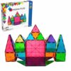 Valtech, mattoncini magnetici Magna-Tiles Clear Colors, confezione da 32 pezzi