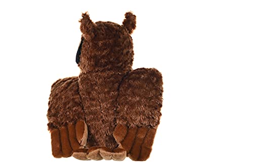 Wild Republic- Cuddlekins Gufo dalle Corna Grandi Wild Animale, Colore Corno, 12 Inches, 12310 - immagine 3