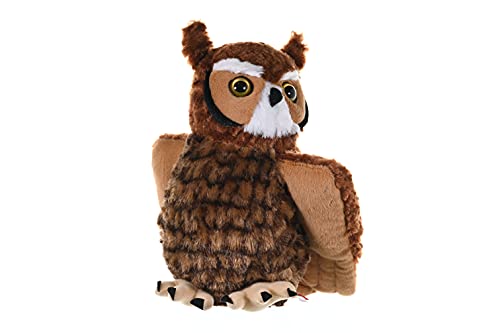 Wild Republic- Cuddlekins Gufo dalle Corna Grandi Wild Animale, Colore Corno, 12 Inches, 12310 - immagine 5