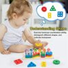 Afufu Giochi Montessori Magnetici di Pesca in Legno, 2 in 1 Forme Geometriche Ordinamento Gioco Impilatore, Giocattoli Educativi Bambino, Regali Natale per Bambini 3 4 5 Anni Ragazzi Ragazze - immagine 5