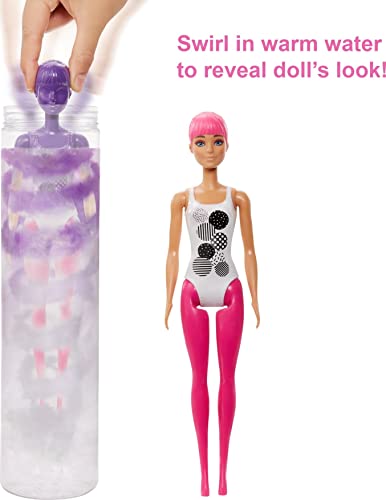 Barbie Color Reveal -Serie Monocolor, Bambola con 7 Sorprese, Assortimento Casuale, Giocattolo per Bambini 3+ Anni, GTR94 - immagine 3