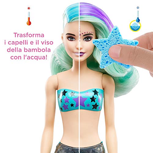 Barbie GMT48 - Color Reveal Assortimento a Sorpresa, Vestito e Acconciatura, Giocattolo per Bambini 3+ Anni, Modelli Asortiti - immagine 4