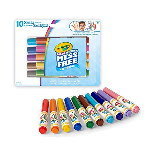 CRAYOLA Color Wonder 10ct Mini Markers - immagine 5
