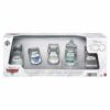 Disney Pixar CARS - Confezione da 5 veicoli die-cast in scala 1:55, include Saetta McQueen, Sally, Cricchetto, Flo e Ramone, Anniversario Disney 100, giocattolo per bambini, 4+ anni, HPL98