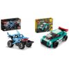 LEGO 42134 Technic Monster Jam Megalodon, da Camion Giocattolo per Bambini a Macchina Low Racer Lusca, Idea Regalo dai 7 Anni in su