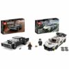 LEGO 76912 Speed Champions Fast & Furious 1970 Dodge Charger R/T, Modellino di Auto Giocattolo con Minifigure di Dominic Toretto, Set da Collezione