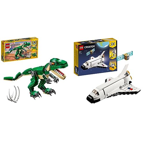 LEGO Creator Dinosauro, Modello 3 in 1, Figure del Triceratopo e  Pterodattilo, Sistema di Costruzione Modulare, 31058 – Giochi e Prodotti  per l'Età Evolutiva