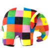 Rainbow Designs The Elephant Elefante Elmer Peluche, Multicolore, 17,5 cm, EL1441 - immagine 3