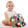 Rainbow Designs The Elephant Elefante Elmer Peluche, Multicolore, 17,5 cm, EL1441 - immagine 6
