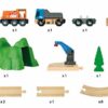 BRIO World - Starter Set Ferrovia Carica e Trasporta, Set Costruzioni Trenino in Legno da 19 Pezzi, Giocattolo per Bambino e Bambina 3+ Anni - immagine 4