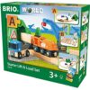 BRIO World - Starter Set Ferrovia Carica e Trasporta, Set Costruzioni Trenino in Legno da 19 Pezzi, Giocattolo per Bambino e Bambina 3+ Anni - immagine 11