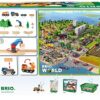 BRIO World - Starter Set Ferrovia Carica e Trasporta, Set Costruzioni Trenino in Legno da 19 Pezzi, Giocattolo per Bambino e Bambina 3+ Anni - immagine 12