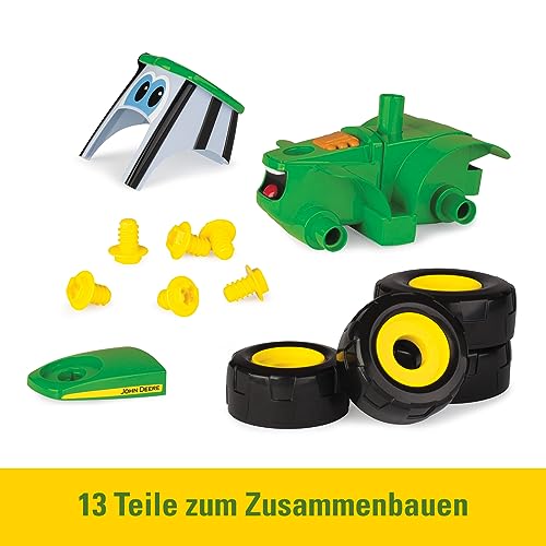 Tomy John Deere Johnny Tractor Costruisci Un Trattore, Singolo, Multicolore, X-Large, 46655 - immagine 5