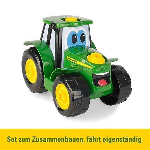 Tomy John Deere Johnny Tractor Costruisci Un Trattore, Singolo, Multicolore, X-Large, 46655 - immagine 6