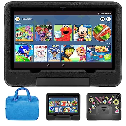 Tablet Bambini 10 Pollici Android 12 GMS, 8GB RAM 128GB/TF 1TB ROM
