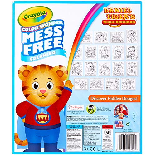 CRAYOLA Colore WONDR REFLL BK TGR, Quartiere di Daniel Tiger, Taglia unica - immagine 7