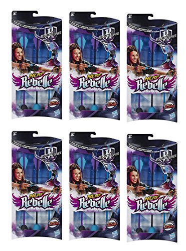 Confezione di dardi aggiuntivi di Nerf Rebelle, Confezione da 6
