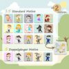 GRINSEZWERGE Gioco di memo – Collezione di giochi 9 in 1 per bambini dai 2 ai 6 anni | Montessori giocattolo promuove concentrazione + memorizzazione I gioco educativo con 7 livelli di difficoltà | - immagine 7