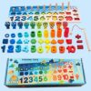 Giochi Educativi Montessori, Gioco Pesca Magnetica, in Legno per Imparare i colori, e la Matematica - immagine 3