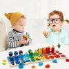 Giochi Educativi Montessori, Gioco Pesca Magnetica, in Legno per Imparare i colori, e la Matematica - immagine 9