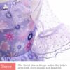 LZH Mirabel Costume Vestito per Ragazze Cosplay Isabela Madrigal Principessa Halloween Vestire con Occhiali Orecchini - immagine 5