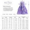 LZH Mirabel Costume Vestito per Ragazze Cosplay Isabela Madrigal Principessa Halloween Vestire con Occhiali Orecchini - immagine 7