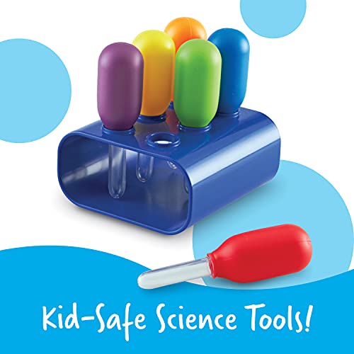 Learning Resources Contagocce jumbo con supporto Primary Science, pipette bambini, giochi causa effetto, motricità fine, 3 anni - immagine 4